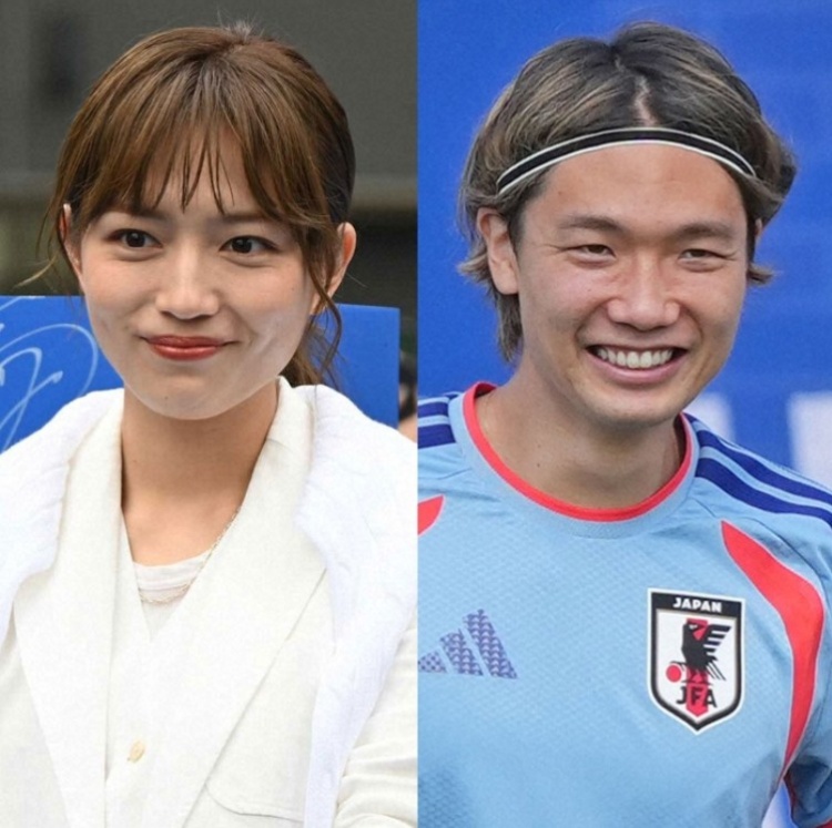 日本国脚板仓滉与人气女演员川口春奈宣布结婚，女方已怀孕