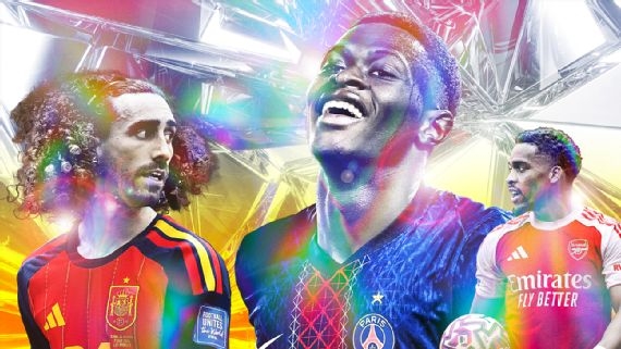 ESPN年度百大球星之边后卫篇：巴黎左右双边卫包揽前二！廷伯第三