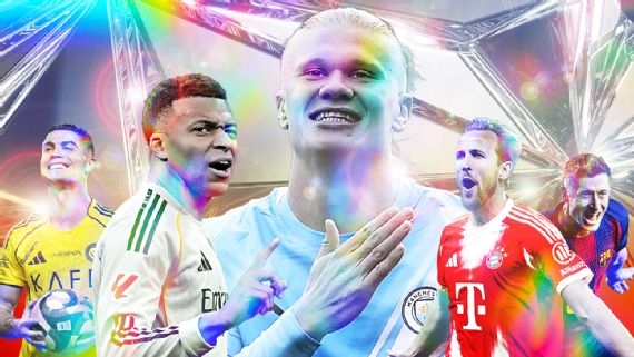 ESPN年度百大球星前锋TOP10：凯恩、姆巴佩、哈兰德前3 登贝莱第4