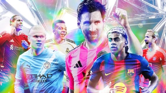 年度巨制！ESPN年度百大球员：梅西连续第10年入选，巴黎13人在列